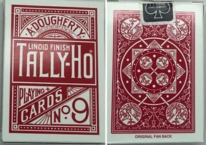 Magicians SVENGALI DECK Tally-Ho Fan Back self working magic cards brand new - Picture 1 of 4