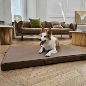 Jumbo Large Orthopaedic Dog Bed 3D Calming Upholstery Crate Flat Sleep Mattress - Picture 1 of 20