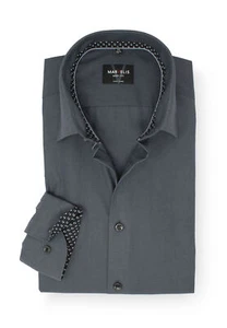 Marvelis Herren Businesshemd Langarm Body Fit,Einfarbig,New Kent - Picture 1 of 4