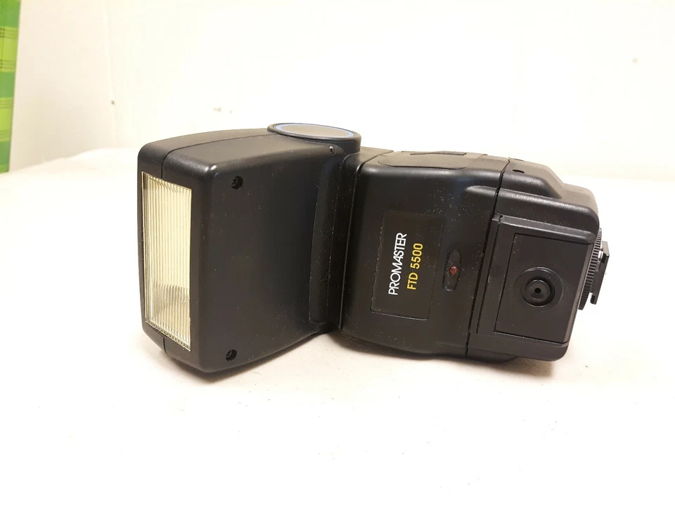 PROMASTER FTD 5500 SWIVA  BOUNCE CAMERA FLASH /  DEDICATED FOR MINOLTA - Image 1 of 4
