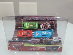 DISNEY PIXAR CARS RACE AND CHASE GIFT PACK CHICK HICKS LIGHTNING MCQUEEN THE KIN - Picture 1 of 8