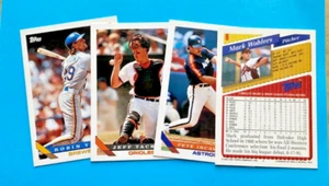 1993 Topps Baseball Card #1-#199. Pick what you need to complete your set. - Picture 1 of 337