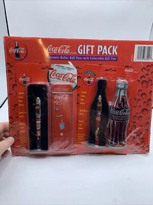 Penne a sfera in ceramica Coca-Cola 1997 2 confezioni regalo nuove! - Foto 1 di 11