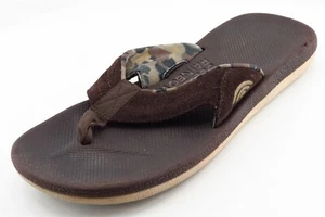 Sandalias de tela marrón arco iris para mujer talla 5,5-6,5 M - Imagen 1 de 6