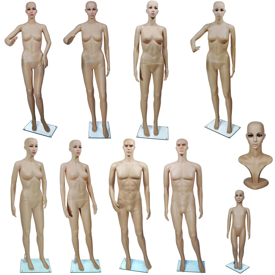 HELO Schaufensterpuppe Schaufensterfigur Mannequin Schneiderpuppe Puppe beweglich