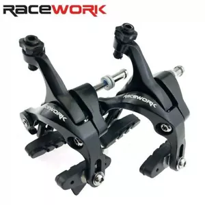 RACEWORK Road Bike Dual Pivot Calipers Bicycle Brake Racing Side Pull Caliper - Picture 1 of 9