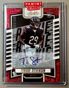 Tyrique Stevenson 2023 Panini Absolute Football Rookie RC Red #174 Bears /100 - Bild 1 von 7