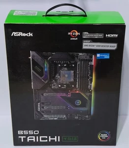 ASROCK B550 Taichi RAZER EDITION AMD AM4 Ryzen 5950/5900 compatible - Picture 1 of 5