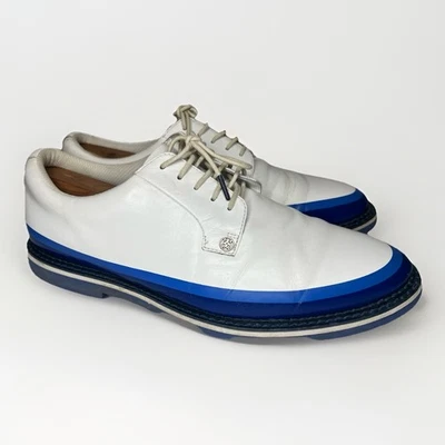 G/Fore Gallivanter Tuxedo G4 Fore Soft Spike Golf Shoes White Navy Men’s 11 - Image 1 of 4