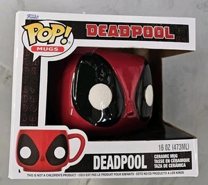 Deadpool Pop Mug Multicolor 16Oz Ceramic Coffee Cup Marvel Collectible - Picture 1 of 5