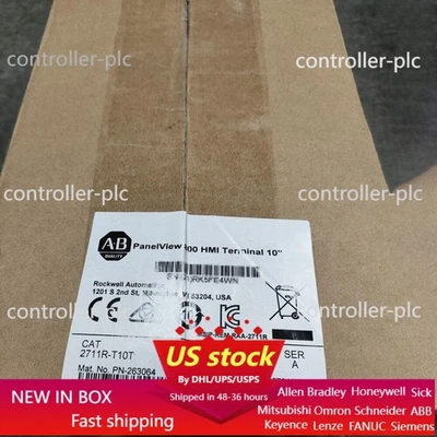 Allen-Bradley 2711R-T10T PANELVIEW 800 10.4-INCH HMI TERMINAL Factory Sealed AB - Image 1 of 4