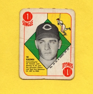 1951 Topps espalda roja Ted Kluszewski #39 Cincinnati Reds BUENO - ENVÍO GRATUITO Foto 1 de 3