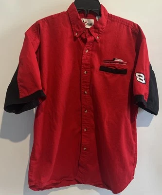 Camisa de algodón manga corta con botones Dale Earnhardt Jr #8 Chase Authentics XL Foto 1 de 4
