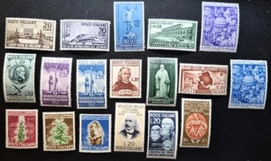 ITALIA REPUBBLICA 1950 annata completa MNH senza Italia al lavoro 18 valori - Imagen 1 de 1