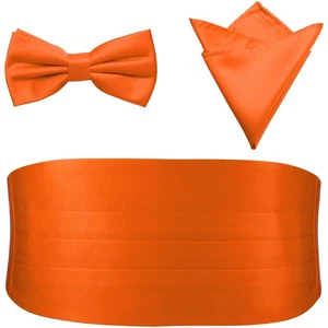 Modische elegante orangefarbene Fliege für Männer - heben Sie Ihren Stil mit unserem Premium... - Bild 1 von 4