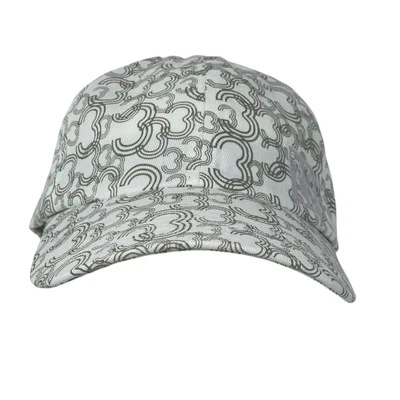 Adidas Gold Women’s Par 3 White 3 Print SnapBack Dad Baseball Cap Hat New  - Image 1 of 4