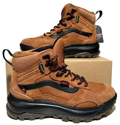 Vans MTE Crestline Mujer Talla 8.5 Impermeable Marrón Atlético Deportes al Aire Libre Foto 1 de 4