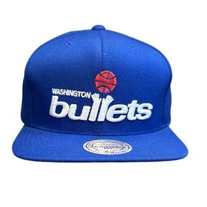 Washington Bullets Mitchell & Ness Snapback Sombrero NBA Madera Dura Clásicos - Imagen 1 de 13