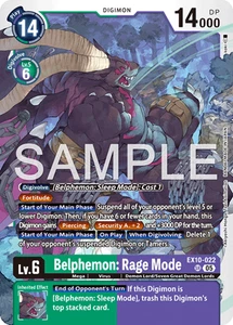 Belphemon: Rage Mode (EX10-022) - Super Rare EX10 Sinister Order - Picture 1 of 1