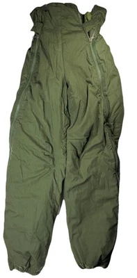 Pantalones Militares Suecos 180/65 Verde Clima Frío Pantalones De Colección Ejército Excedente Foto 1 de 4
