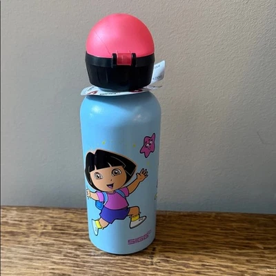 Botella de agua de aluminio reutilizable Dora la Exploradora y Swiper Sigg para niños .4 litros Foto 1 de 4