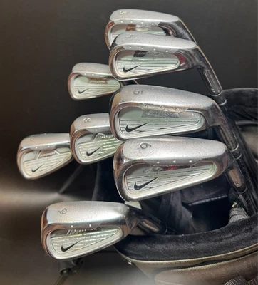Used Nike Pro Combo Forged Iron Set 3-PW Stock Nike Stiff Flex Steel Shafts - Image 1 of 4