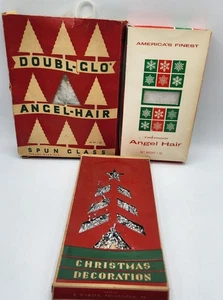3 Oropel de Metal y Pelo de Ángel Decoración de Navidad Doble Glo de Colección, B Wilmsen  - Imagen 1 de 9