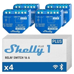 Shelly Plus 1 | WiFi & Bluetooth Smart Relay Switch | Home Automation - Bild 1 von 3