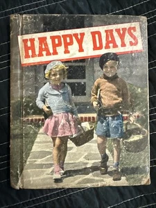 Happy Days Photographs Of Boys And Girls 1937 Rand McNally Vintage Old ephemera - Picture 1 of 24