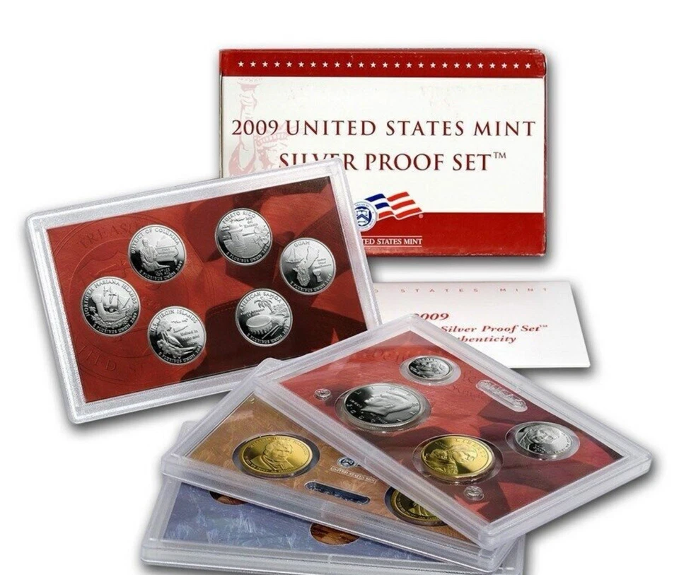 Silver Proof Set 2009 U.S. Mint Original Government Packaging OGP COA - Image 1 of 4
