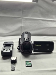 Panasonic HC-VX981 Black Night Mode Level Shot Function 4K Video Camera - Imagen 1 de 9