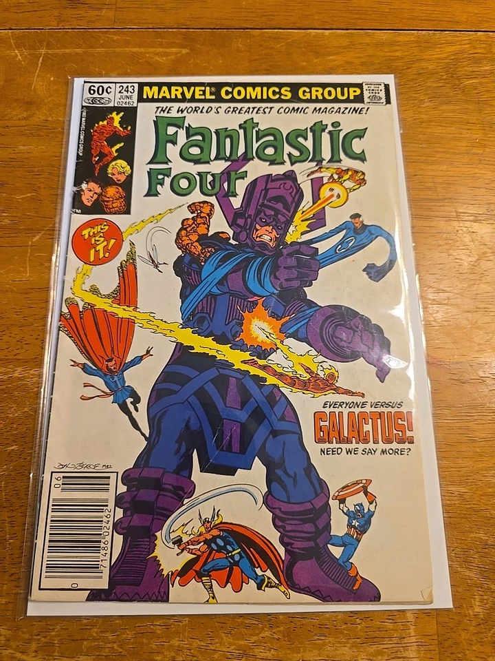Fantastic Four. Marvel. 1982. Galactus Thor. Iron Man Issue Comic. - Image 1 of 1