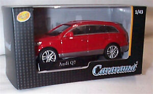 Audi Q7 in Red Silver Trim 1-43 scale new in box