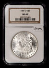 1885-O $1 Morgan Silver Dollar - PQ - White Coin - NGC MS 65 - SKU-X4992