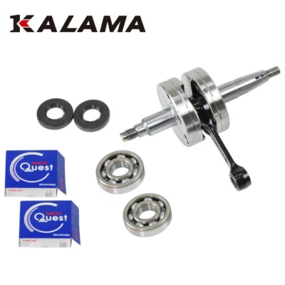 Engine Rebuild Kit for Kawasaki KX 60 86~03 Crank shaft NACHi Main Bearing Seal - Image 1 of 4