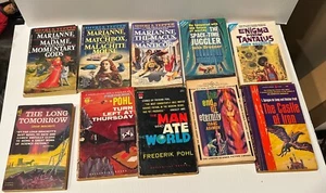 sci fi fantasy paperbacks lot of 10 ACE Double Asimov Pohl Tepper - Picture 1 of 13