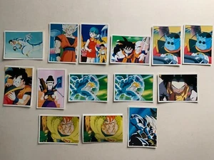 LOT 14 PANINI STICKERS DRAGON BALL Z TOEI ANIMATION - Picture 1 of 2