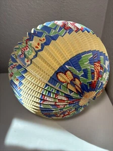 Linterna de papel tradicional alemana vintage floral retro mariposa - Imagen 1 de 8
