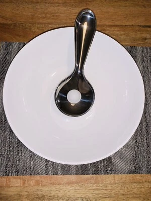 EGO by Schmelling Salad Bowl with Stainless Steel Servers - Image 1 of 4