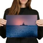 A4 - Submarine Boat Sea Sunset Battle War Poster 29.7X21cm280gsm #24269