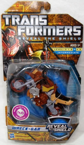 Hasbro Transformers Reveal the Shield Deluxe Wreck-Gar New Sealed Cover