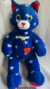 Build a Bear DC Justice League Wonder Woman Plush 18" Blue With Stars - Picture 1 of 11