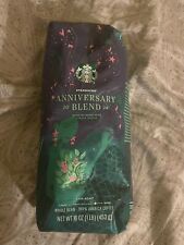 STARBUCKS Coffee Anniversary Blend Whole Bean 16 oz NEW SEALED Exp 3 Sept 2024