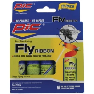 PIC FR10B Fly Ribbon Bug & Insect Catcher, 10 pk - Picture 1 of 1