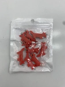 9 pack Orange/Red Fox Jewelry Charms - Picture 1 of 2