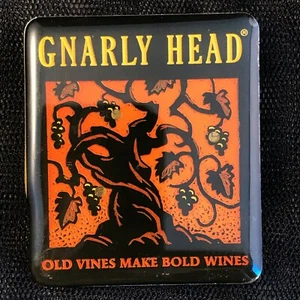 Gnarly Head Wine Promo Pin NIP Old Vines Make Bold Wines Light Up Unopened Grape - Picture 1 of 6