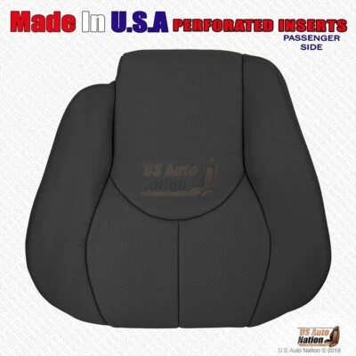 Mercedes Benz SL320 1996 1997 techo de pasajero cubierta de cuero perforado negro Foto 1 de 4