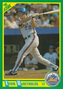 1990 Score #5 Kevin McReynolds Mets NM-MT 