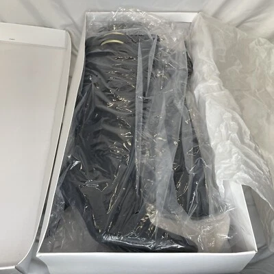 Calvin Klein Glydia 34E7637 Black Leather Pointed Toe High Heel Boot Women Sz 10 - Image 1 of 4