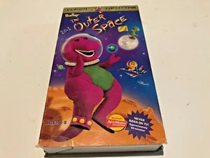 Barney in Outer Space (VHS, 1997) Video WHITE TAPE Never Seen On TV - Picture 1 of 2